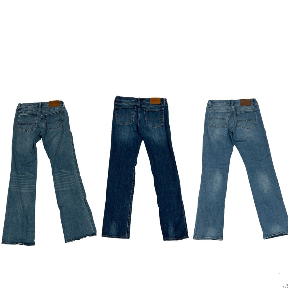 THREE Pairs Lucky Brand Jeans 6/28 Bulk Multiple Sweet Mid Rise Straight Women’s